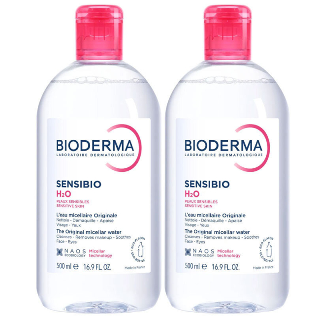Bioderma Sensibio H2O Micelle Solution - Misel Solüsyon 500ml İkili Paket - 1