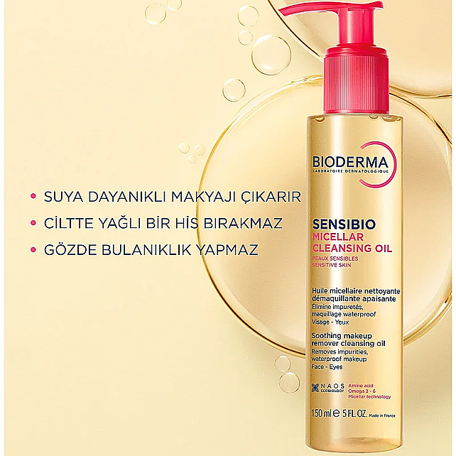 Bioderma Sensibio Micellar Cleansing Oil - Temizleme Yağı 150ml - 2