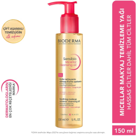 Bioderma Sensibio Micellar Cleansing Oil - Temizleme Yağı 150ml - 6