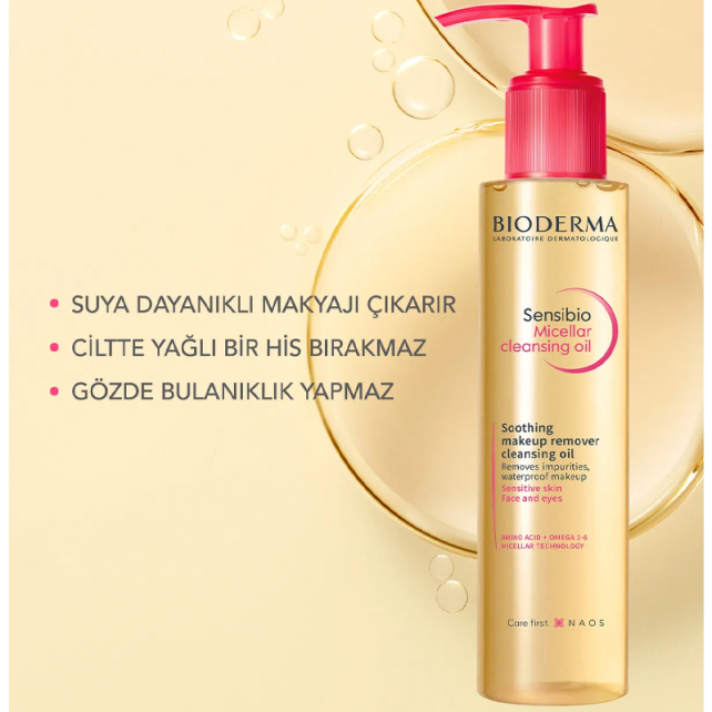 Bioderma Sensibio Micellar Cleansing Oil - Temizleme Yağı 150ml - 5