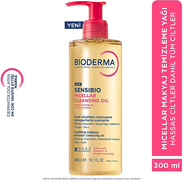 Bioderma Sensibio Micellar Cleansing Oil - Temizleme Yağı 300ml - 2