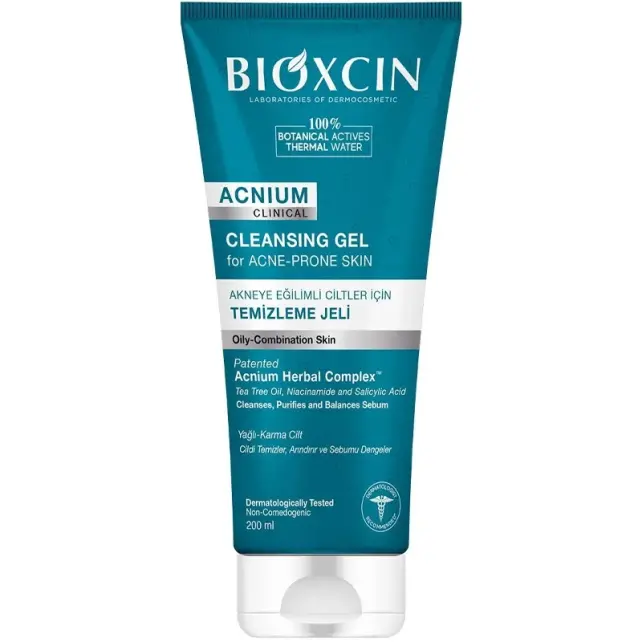 Bioxcin Acnium Cleansing Gel - Akneye Eğilimli Cilt Temizleme Jeli 200ml - 1