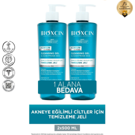 Bioxcin Acnium Sebum Dengeleyici Yüz Yıkama Jeli 2'li - 2