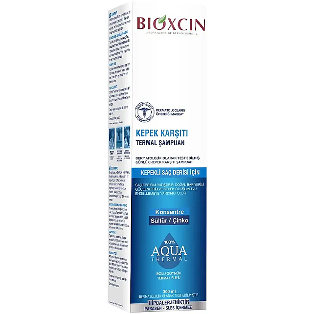 Bioxcin Aqua Thermal Kepek Karşıtı Saç Bakım Şampuanı 300ml - 1