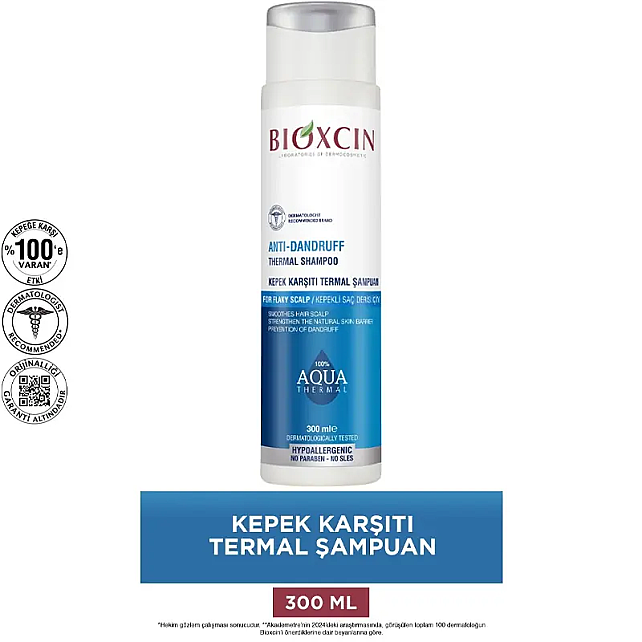 Bioxcin Aqua Thermal Kepek Karşıtı Saç Bakım Şampuanı 300ml - 4