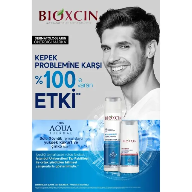 Bioxcin Aqua Thermal Kepek Karşıtı Saç Bakım Şampuanı 300ml - 9