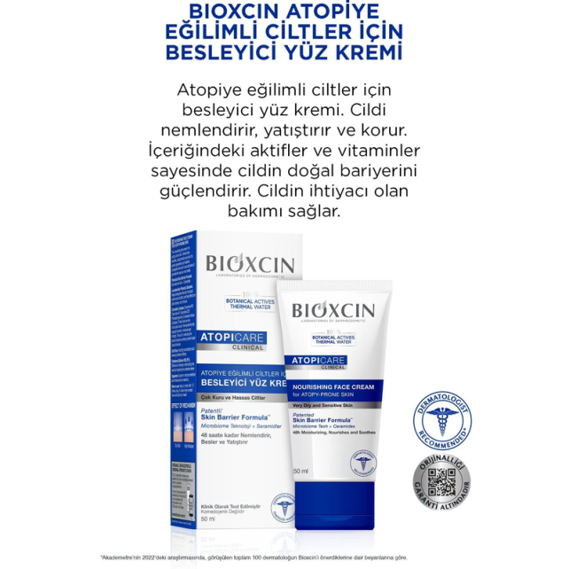 Bioxcin Atopicare - Atopiye Eğilimli Cilt Yüz Kremi 50ml - 4