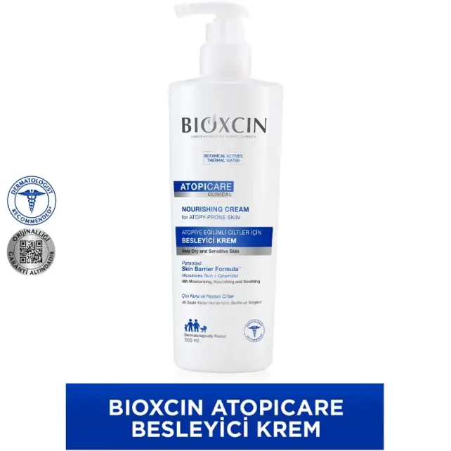 Bioxcin Atopicare Nourishing Cream - Atopiye Eğilimli Cilt Besleyici Krem 500ml - 2