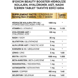 Bioxcin Beauty Booster Collagen - Takviye Edici Gıda 60 Tablet - 3