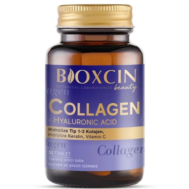 Bioxcin Beauty Collagen - Hyaluronic Acid Takviye Edici Gıda 30 Tablet - 2