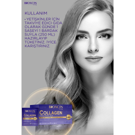 Bioxcin Beauty Collagen - Hyaluronic Acid Takviye Edici Gıda 30 Toz Saşe - 6
