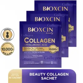 Bioxcin Beauty Collagen - Hyaluronic Acid Takviye Edici Gıda 30 Toz Saşe - 2