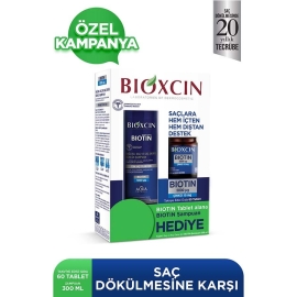 Bioxcin Biotin 5000 Mcg 60 Tablet & Biotin Şampuan 300ml - 2