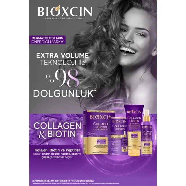 Bioxcin Collagen Biotin Hacim Şampuanı 300ml - 7