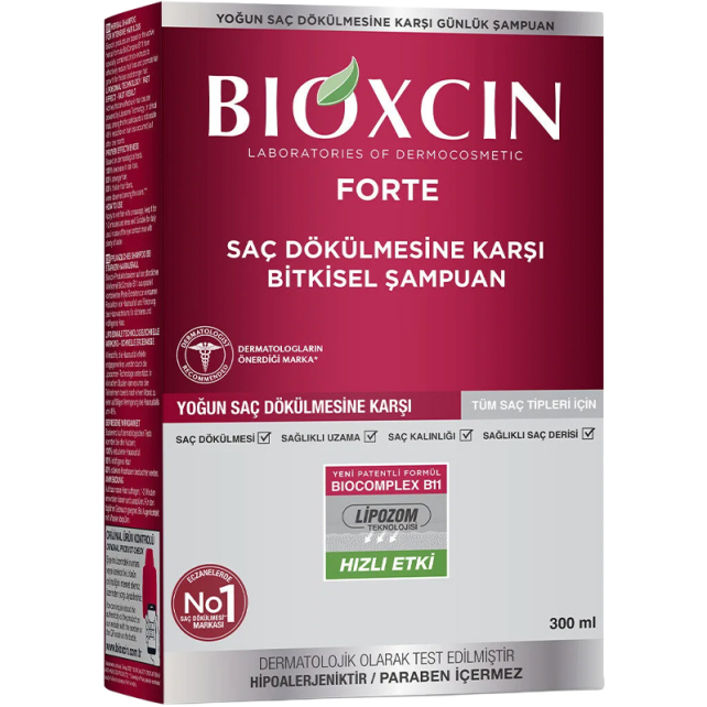 Bioxcin Forte Saç Dökülmesine Karşı Şampuan 300ml - 1
