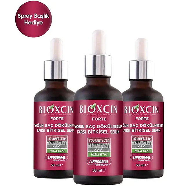 Bioxcin Forte Yoğun Saç Dökülmesine Karşı Bitkisel Serum 3x50ml - 3