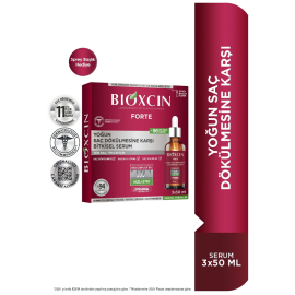 Bioxcin Forte Yoğun Saç Dökülmesine Karşı Bitkisel Serum 3x50ml - 2