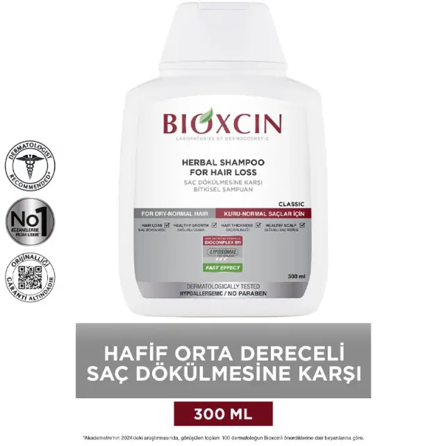 Bioxcin Genesis Saç Dökülmesine Karşı Bitkisel Şampuan - Kuru Normal Saçlar 3 Al 2 Öde - 3