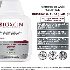 Bioxcin Genesis Saç Dökülmesine Karşı Bitkisel Şampuan - Kuru Normal Saçlar 300ml - 4