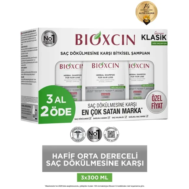 Bioxcin Genesis Saç Dökülmesine Karşı Bitkisel Şampuan - Yağlı Saçlar 3 Al 2 Öde - 3