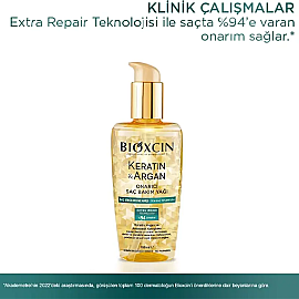 Bioxcin Keratin Argan Onarıcı Saç Bakım Yağı 150ml - 6