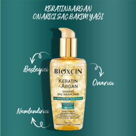 Bioxcin Keratin Argan Onarıcı Saç Bakım Yağı 150ml - 4