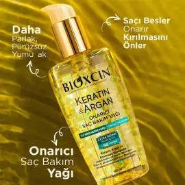 Bioxcin Keratin Argan Onarıcı Saç Bakım Yağı 150ml - 3