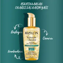 Bioxcin Keratin Argan Onarıcı Saç Bakım Yağı 150ml - 4