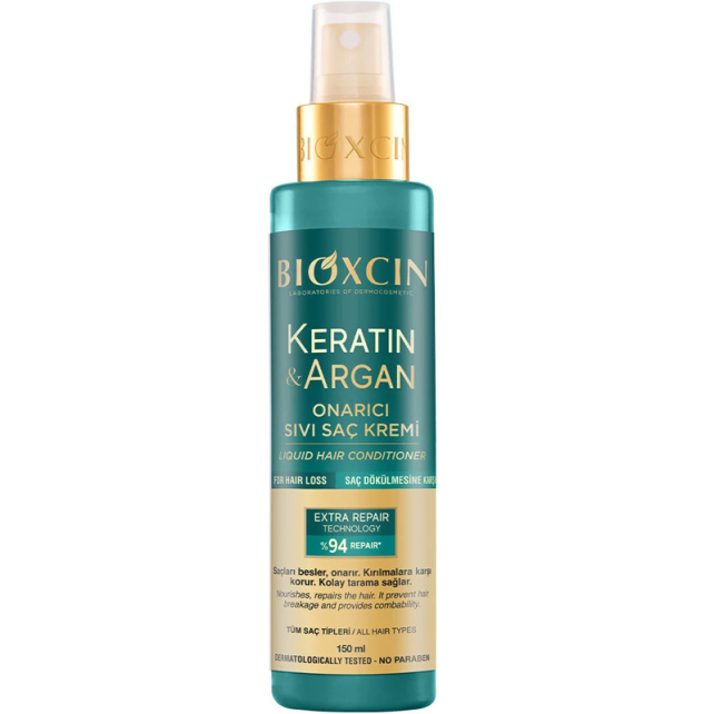 Bioxcin Keratin Argan Onarıcı Sıvı Saç Kremi 150ml - 1