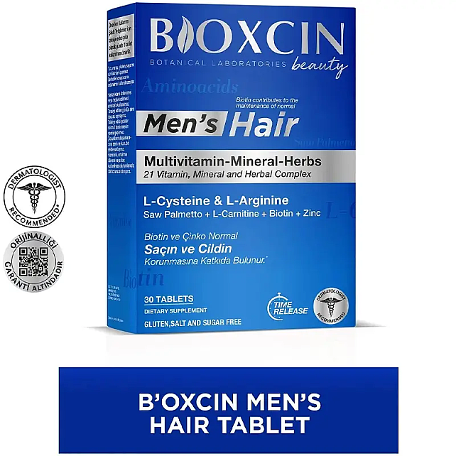 Bioxcin Mens Hair - Takviye Edici Gıda 30 Tablet - 2