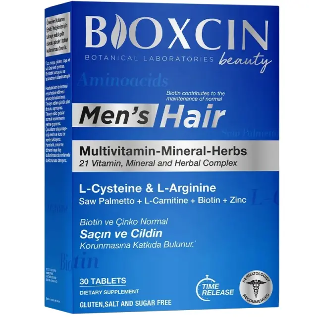 Bioxcin Mens Hair - Takviye Edici Gıda 30 Tablet - 1