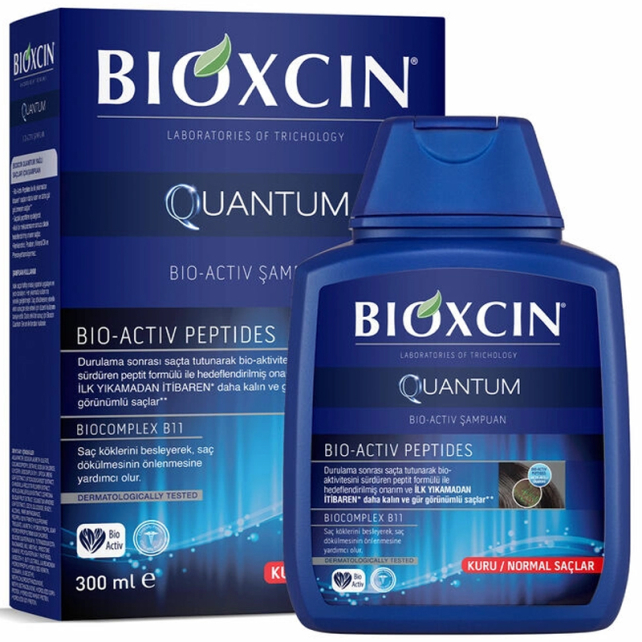 Bioxcin Quantum Bio-Activ Saç Dökülmesine Karşı Şampuan - Kuru / Normal Saçlar 300ml - 1