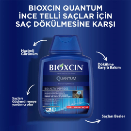Bioxcin Quantum Bio-Activ Saç Dökülmesine Karşı Şampuan - Kuru / Normal Saçlar 300ml - 3
