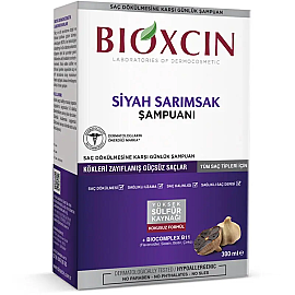 Bioxcin Siyah Sarımsak Şampuanı - Saç Dökülmesine Karşı 300ml - Bioxcin