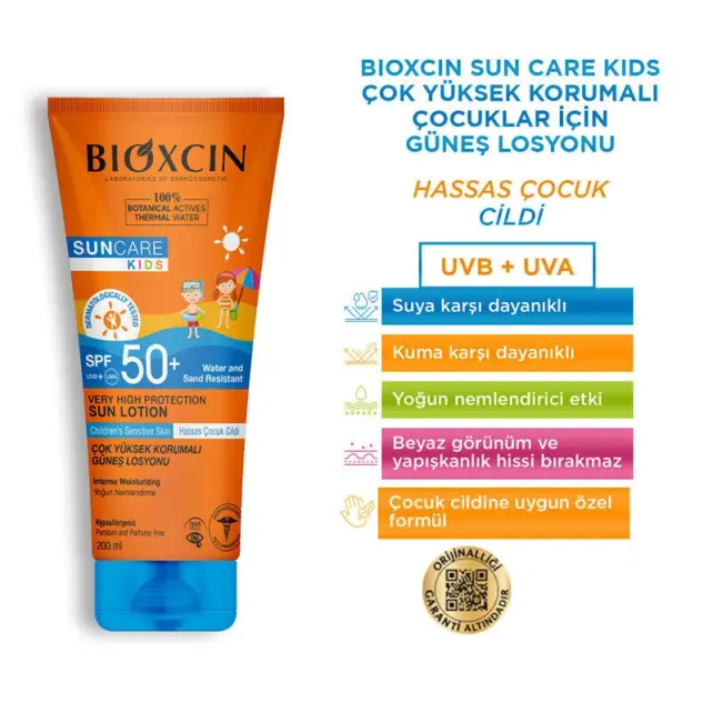 Bioxcin Sun Care Çok Yüksek Korumalı Güneş Çocuk Losyonu 200ml - 3