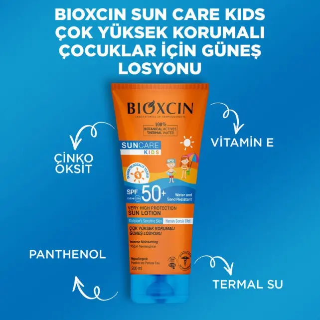 Bioxcin Sun Care Çok Yüksek Korumalı Güneş Çocuk Losyonu 200ml - 4