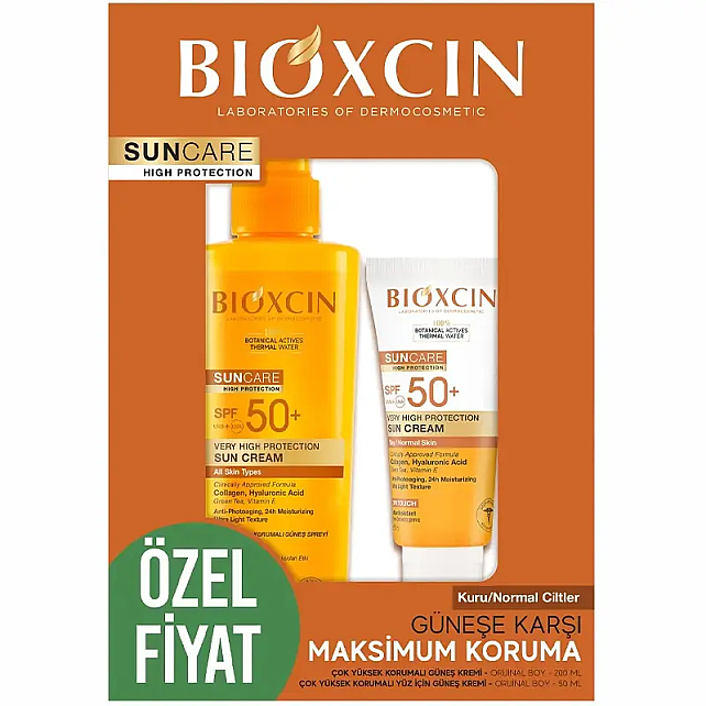 Bioxcin Sun Care Güneşe Karşı Maksimum Koruma - Normal/Kuru Cilt Güneş Seti - 1