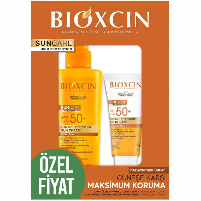 Bioxcin Sun Care Güneşe Karşı Maksimum Koruma - Normal/Kuru Cilt Güneş Seti - 1