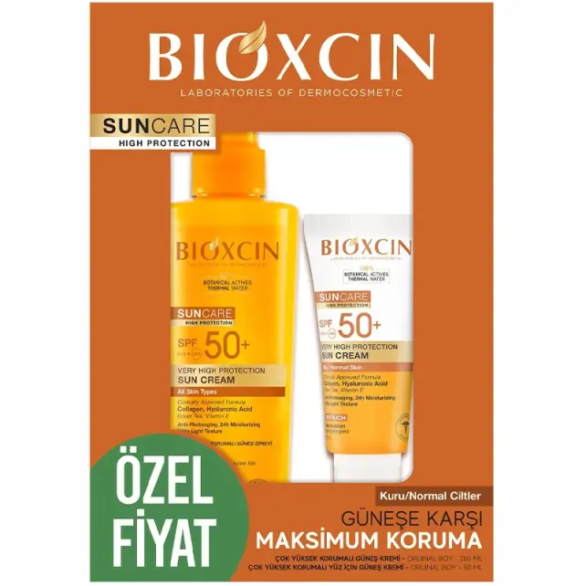 Bioxcin Sun Care Güneşe Karşı Maksimum Koruma - Normal/Kuru Cilt Güneş Seti - 1
