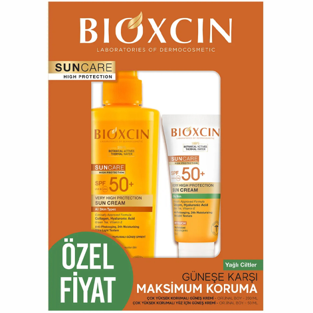 Bioxcin Sun Care Güneşe Karşı Maksimum Koruma - Yağlı Cilt Güneş Seti - 1