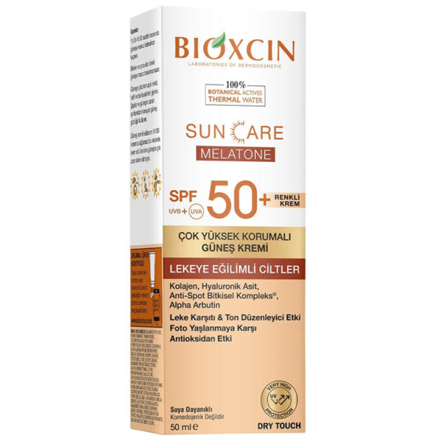 Bioxcin Sun Care Melatone - Leke Karşıtı Renkli Güneş Kremi - 1
