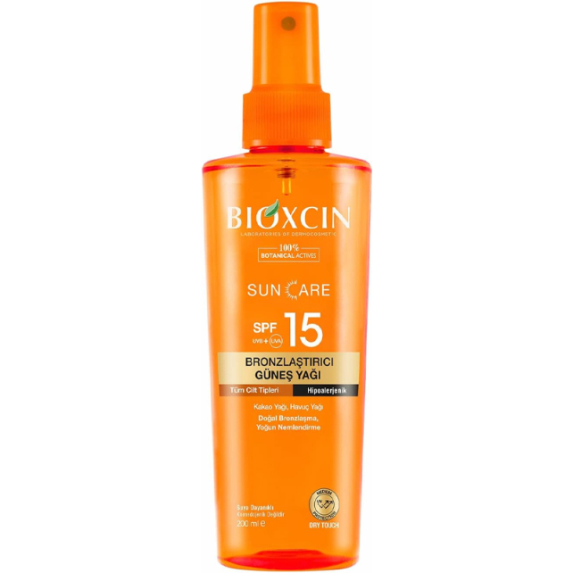 Bioxcin Sun Care SPF 15 Bronzlaştırıcı Güneş Yağı 200ml - 1