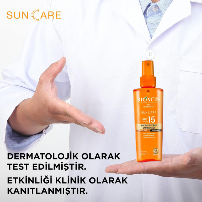 Bioxcin Sun Care SPF 15 Bronzlaştırıcı Güneş Yağı 200ml - 5