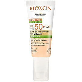 Bioxcin Suncare Acnium Tinted SPF 50+ Çok Yüksek Korumalı Renkli Güneş Kremi 50ml - Bioxcin