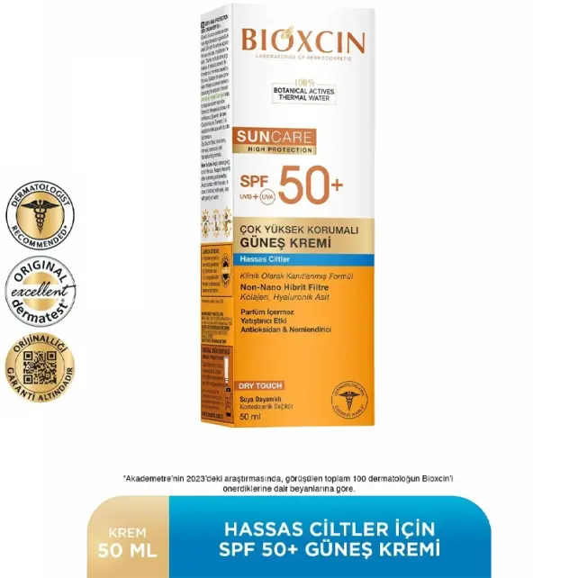 Bioxcin Suncare SPF 50+ Çok Yüksek Korumalı Güneş Kremi 50ml - 3