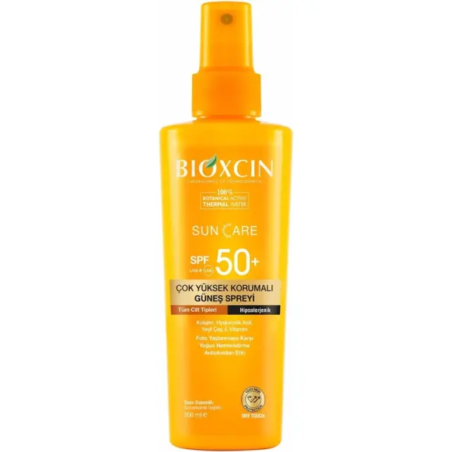 Bioxcin Suncare SPF 50+ Çok Yüksek Korumalı Güneş Spreyi 200ml - 1
