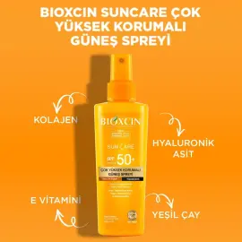 Bioxcin Suncare SPF 50+ Çok Yüksek Korumalı Güneş Spreyi 200ml - 3