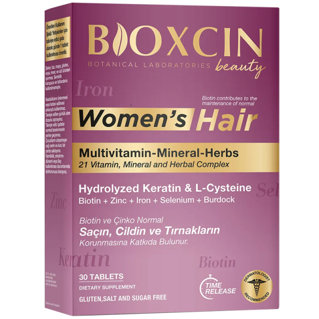 Bioxcin Womens Hair - Takviye Edici Gıda 30 Tablet - 1