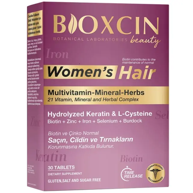 Bioxcin Womens Hair - Takviye Edici Gıda 30 Tablet - 1