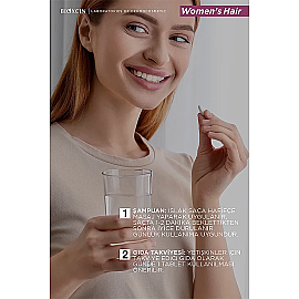 Bioxcin Womens Hair Takviye Edici Gıda 30 Tablet & Saç Bakım Şampuanı 100ml Hediye - 4